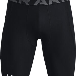 UNDER ARMOUR UA HG ARMOUR LNG SHORTS BLACK/WHITE-IRON GREY
