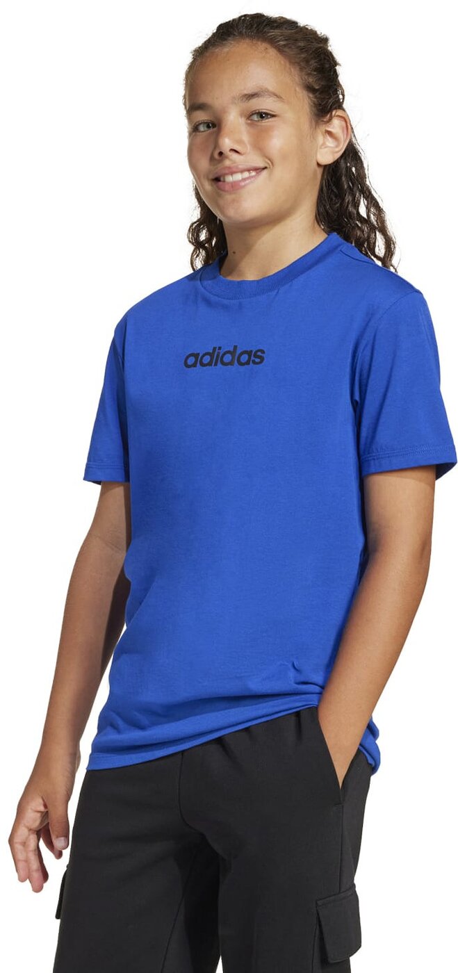 Adidas J LIN TEE 160 Cow Hide/Syrah/Blush – Bild 2