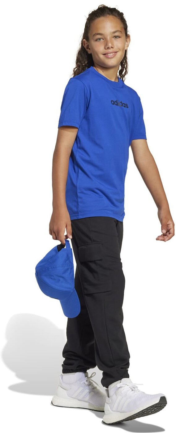 Adidas J LIN TEE 160 Cow Hide/Syrah/Blush – Bild 4