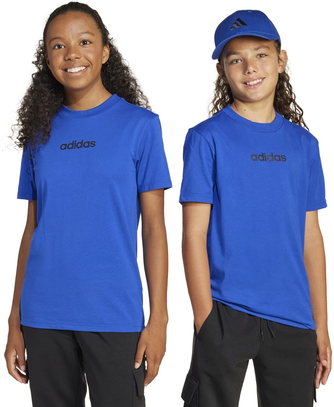 Adidas J LIN TEE 160 Cow Hide/Syrah/Blush – Bild 5