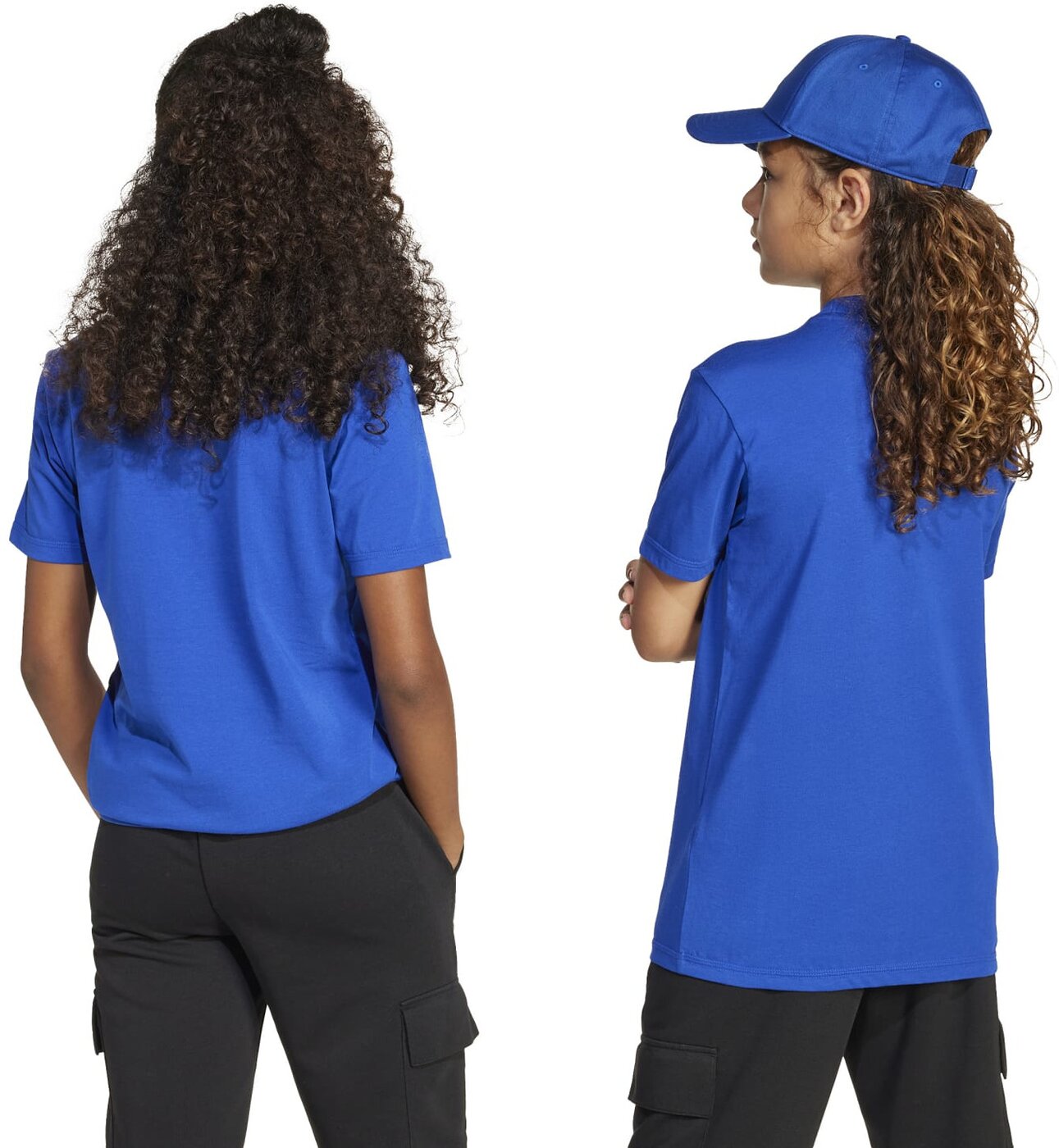 Adidas J LIN TEE 160 Cow Hide/Syrah/Blush – Bild 6