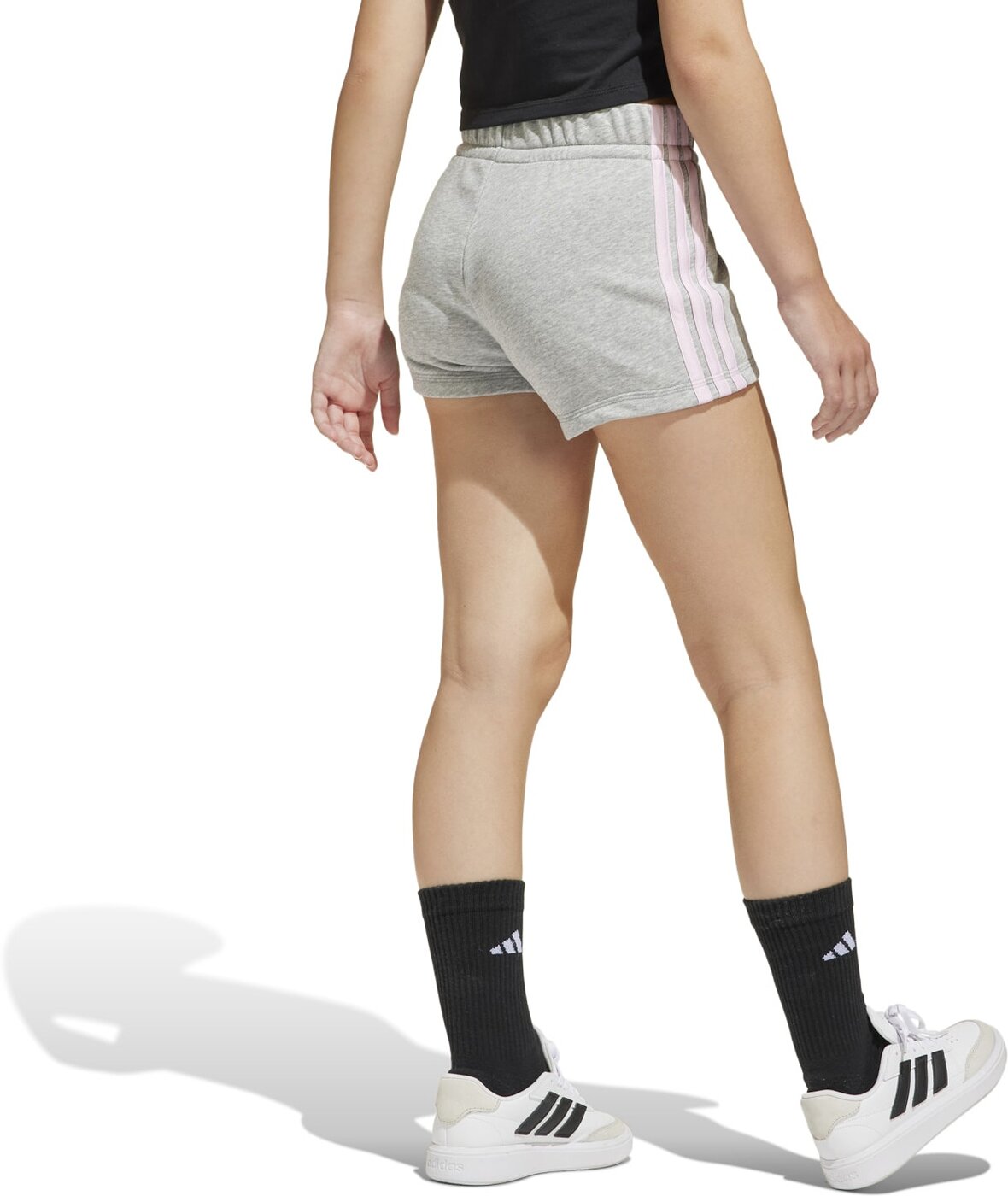 Adidas JG 3S FT SH 280 Cow Hide/Syrah/Blush – Bild 3