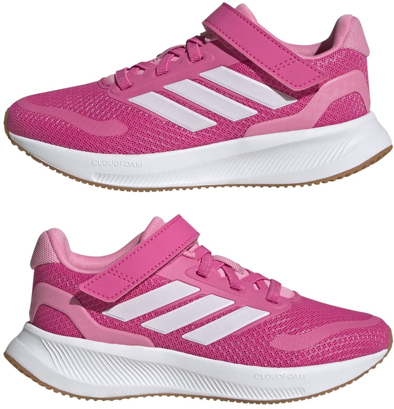 Adidas RUNFALCON 5 EL C Cow Hide/Syrah/Blush – Bild 4