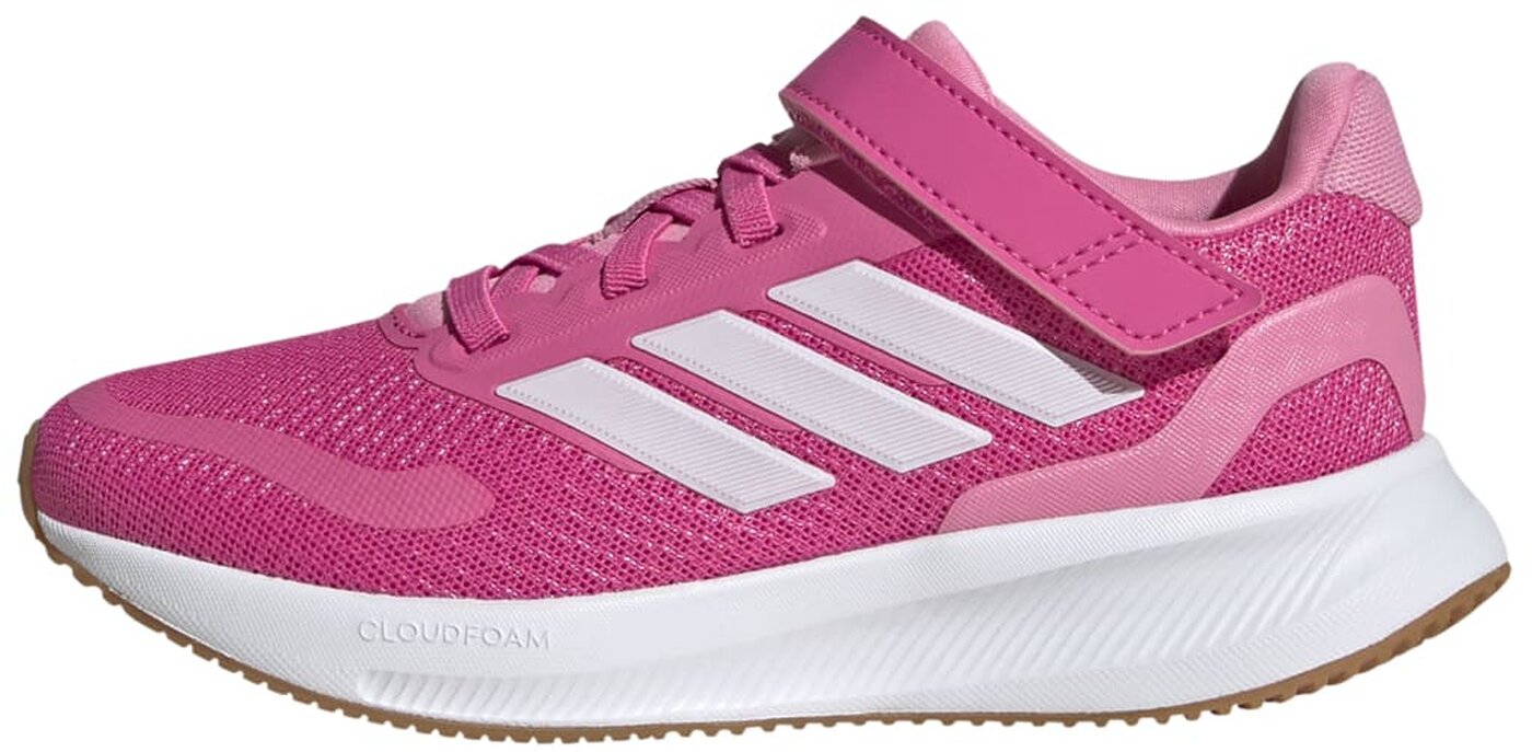Adidas RUNFALCON 5 EL C Cow Hide/Syrah/Blush – Bild 5