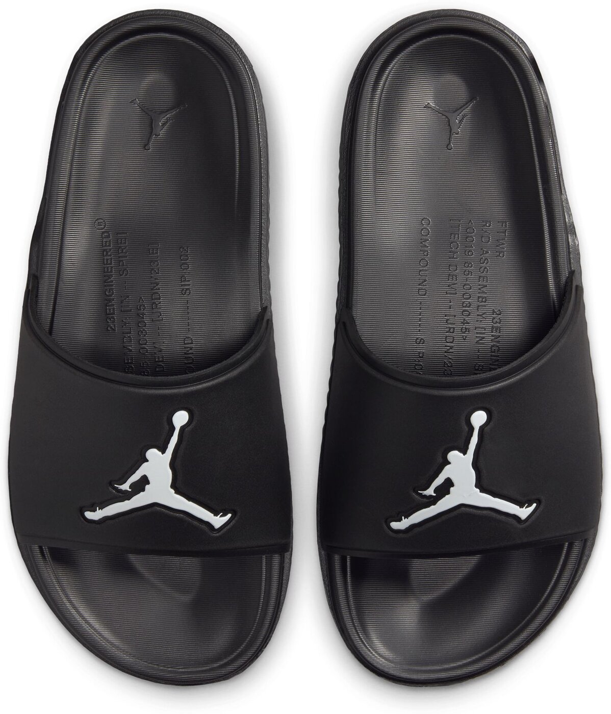 NIKE JORDAN JUMPMAN SLIDE BLACK/WHITE-IRON GREY – Bild 4