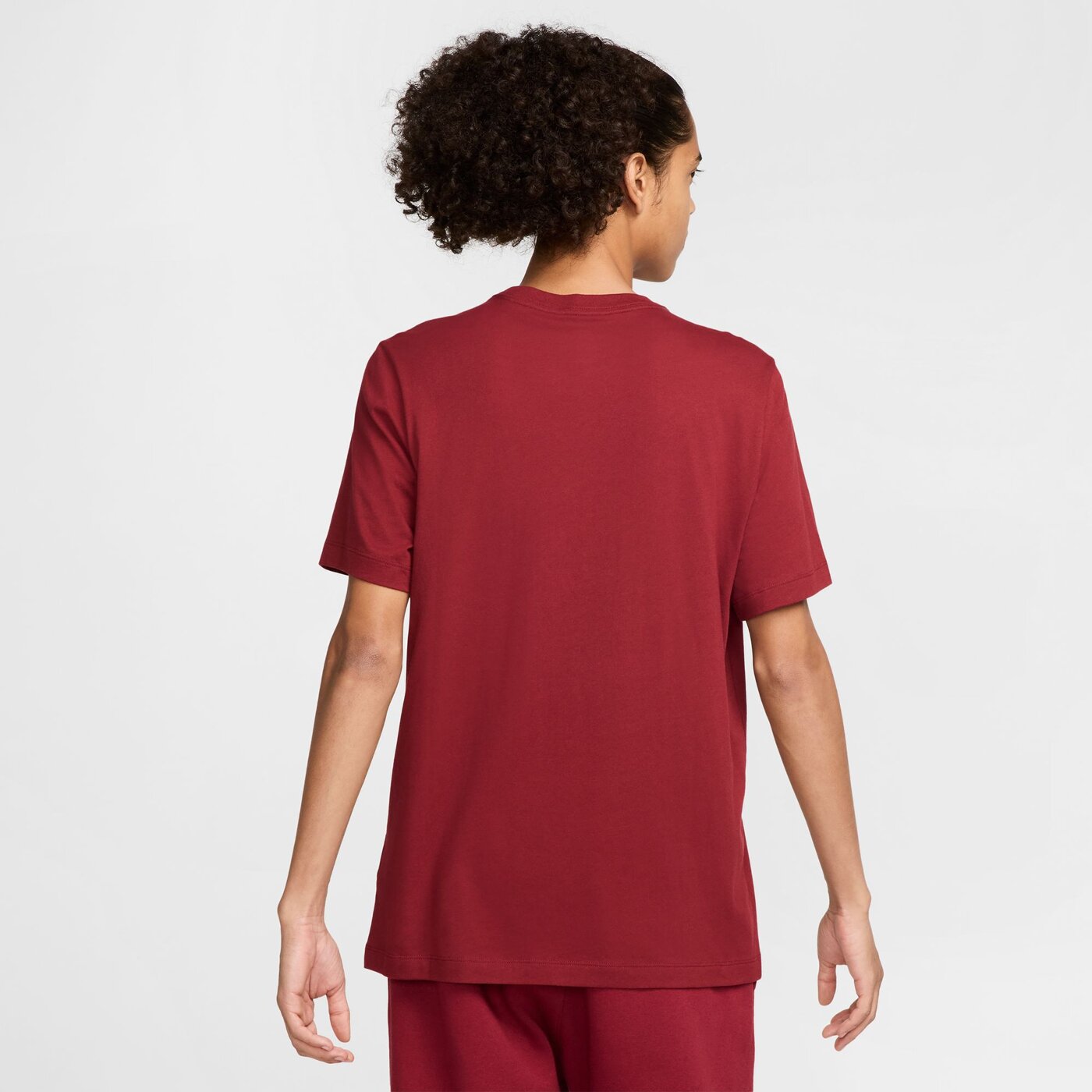 NIKE M NSW CLUB TEE TEAM RED/WHITE – Bild 4