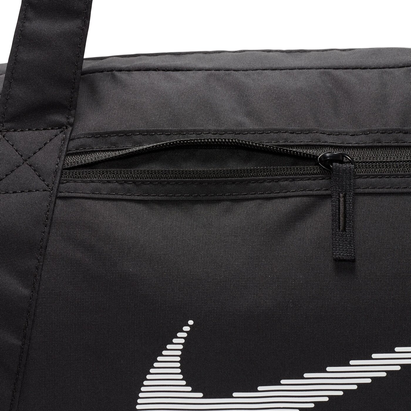 NIKE NK GYM CLUB BAG - SP23 BLACK/WHITE/WHITE – Bild 9