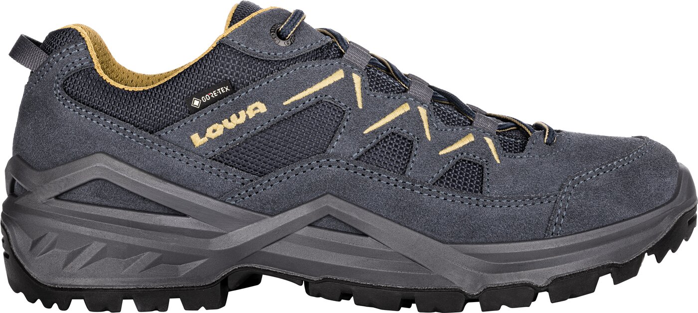 Lowa SIRKOS EVO GTX LO STAHLBLAU/SENF