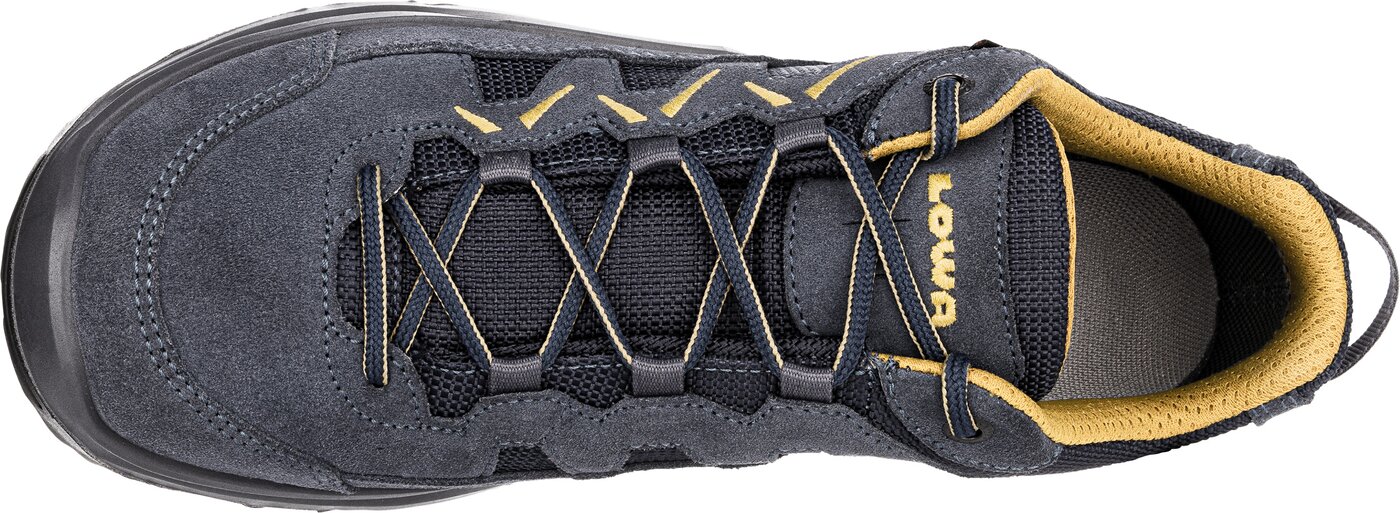 Lowa SIRKOS EVO GTX LO STAHLBLAU/SENF – Bild 3