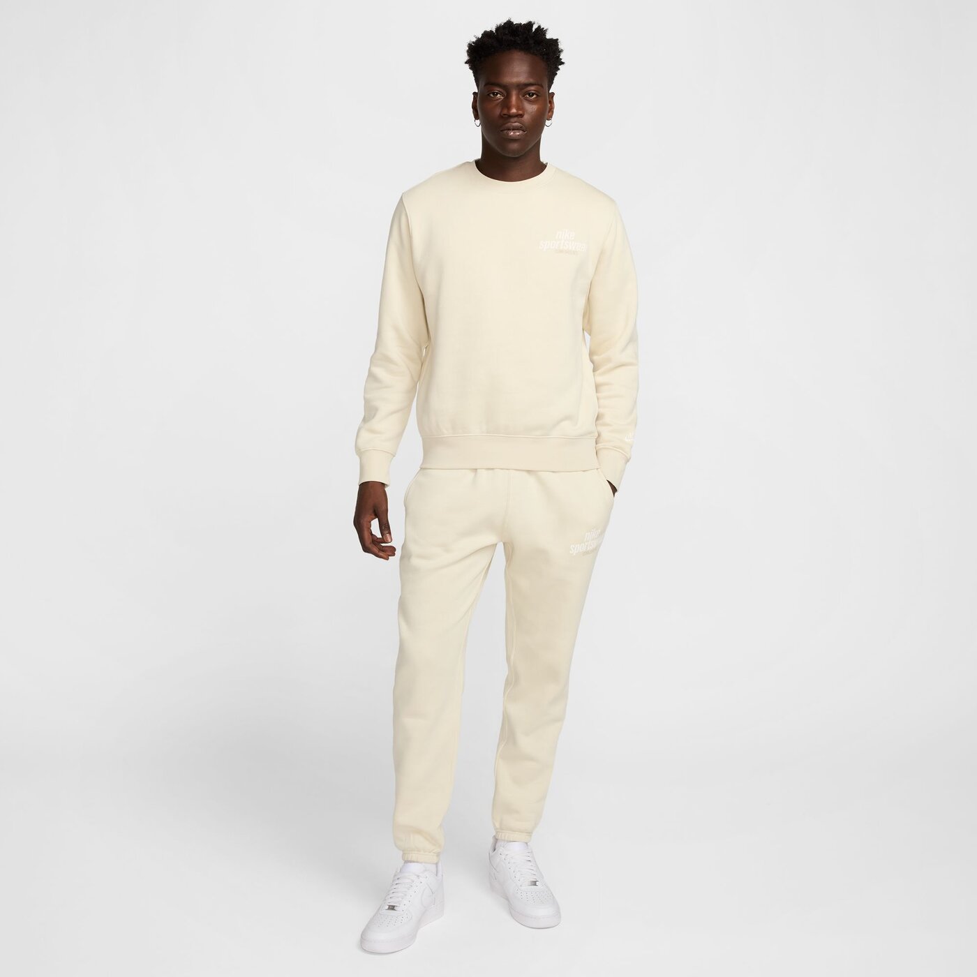 NIKE M NK CLUB BB CREW NSW GFX EL DORADO/ROSE GOLD – Bild 3