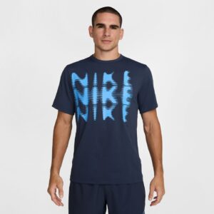 NIKE M NK DF UV HYVERSE SS SWOOSH PETROL BLUE /  / THUNDER