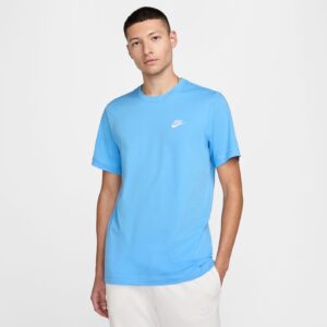 NIKE M NSW CLUB TEE DIFFUSED BLUE/SUMMIT WHITE