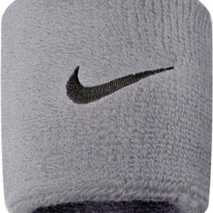 NIKE NIKE SWOOSH WRISTBANDS GREY HEATHER/BLACK