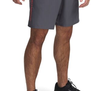 UNDER ARMOUR UA WOVEN WDMK SHORTS FLINT GREY/BLACK/WHITE