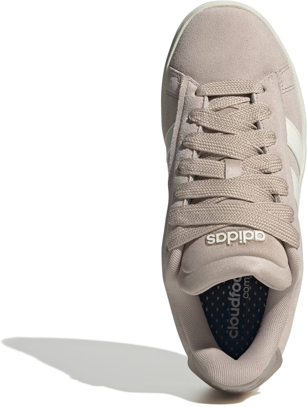 Adidas GRAND COURT ALPHA 00s Cow Hide/Syrah/Blush – Bild 3