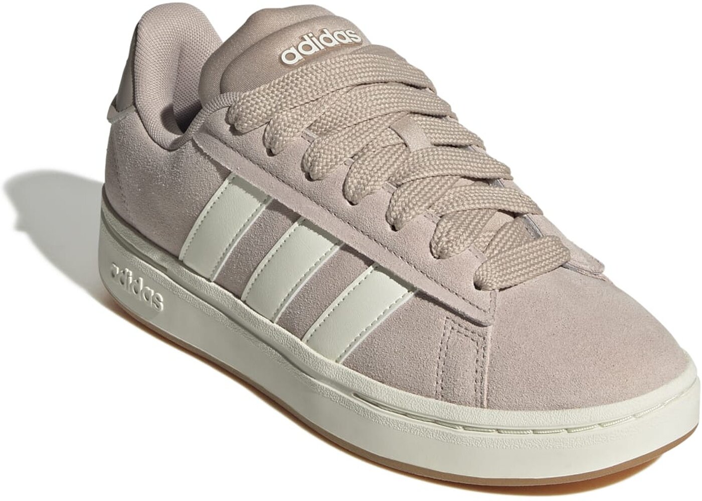 Adidas GRAND COURT ALPHA 00s Cow Hide/Syrah/Blush – Bild 6