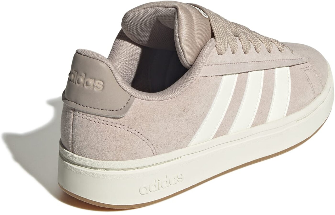 Adidas GRAND COURT ALPHA 00s Cow Hide/Syrah/Blush – Bild 7