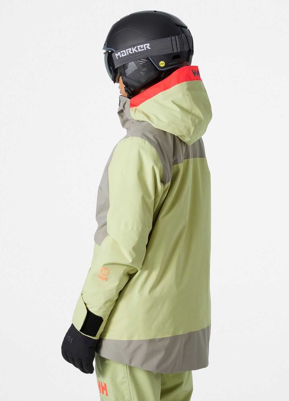 HELLY HANSEN W POWCHASER 2.0 JACKET ICED MATCHA – Bild 4