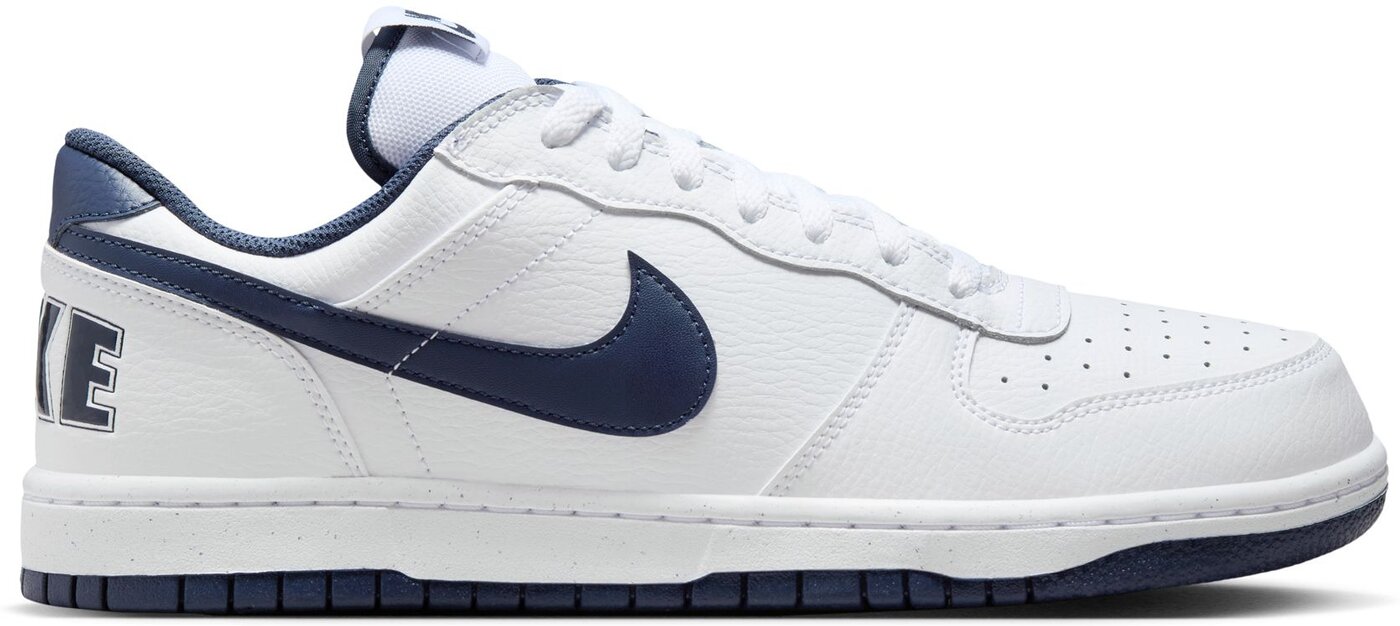 NIKE BIG NIKE LOW WHITE/TOTAL ORANGE-RACER BLUE-