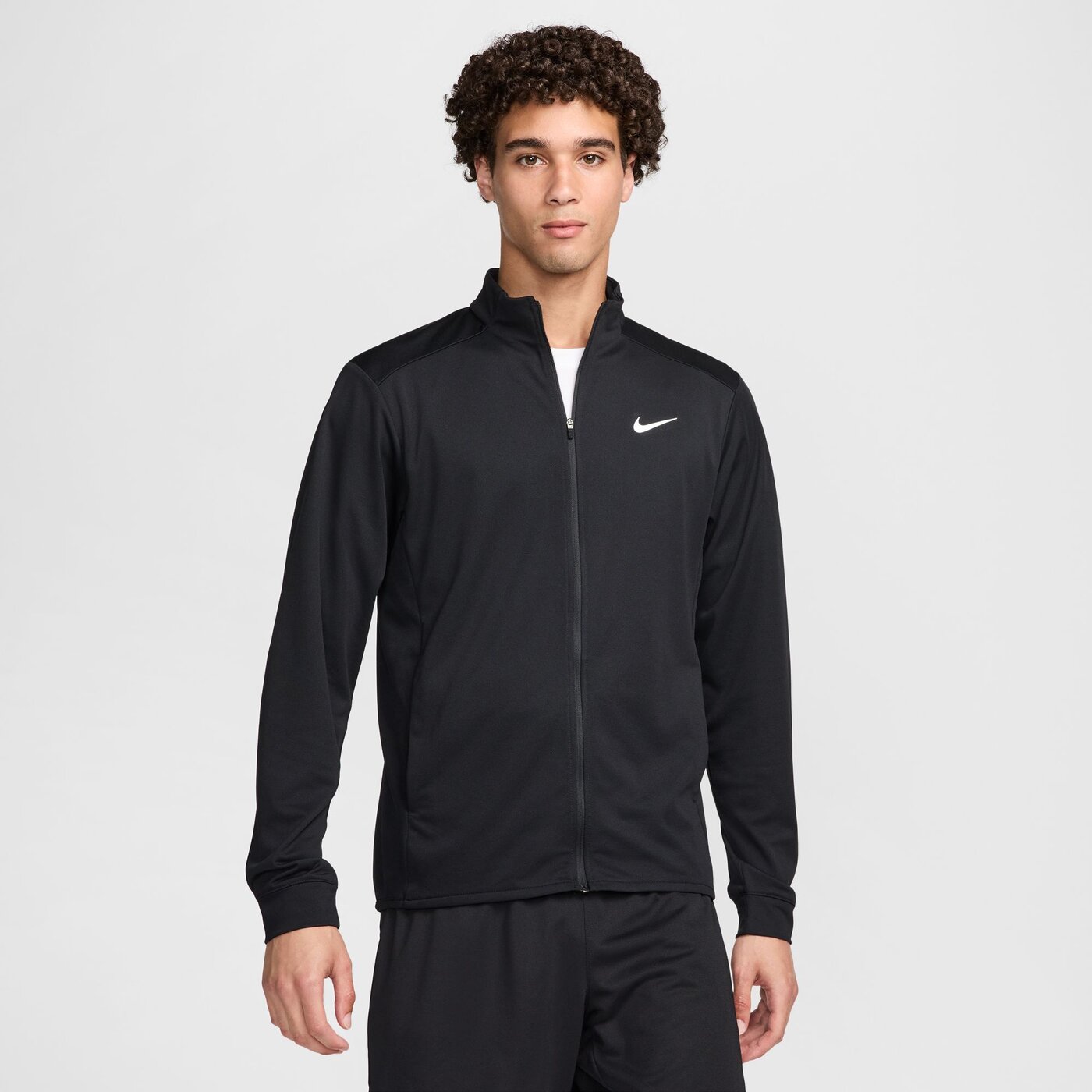 NIKE M NK DF TOTALITY KNIT JACKET BLACK/WHITE/WHITE