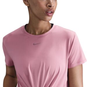 NIKE W NK ONE CLASSIC TWST SS BARELY ROSE/WHITE/BARELY ROSE