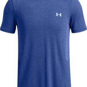 UNDER ARMOUR VANISH SEAMLESS SS TECH BLUE