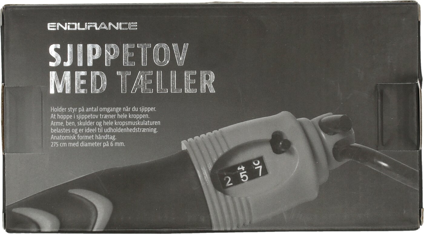Endurance Jump Rope with counter Black – Bild 4