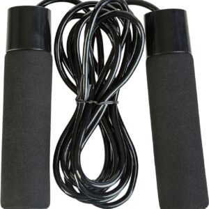 Endurance Jump Rope with weight Black