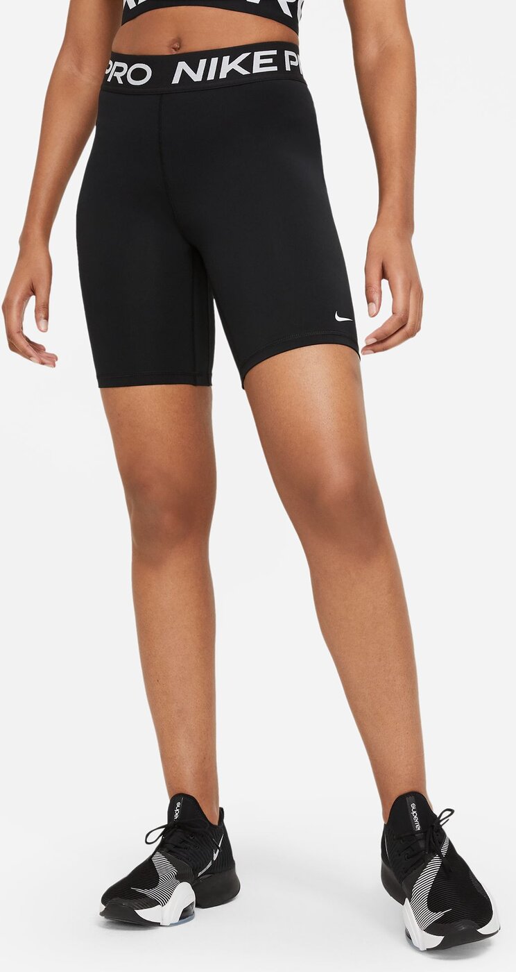 NIKE W NP 365 SHORT 8IN BLACK/WHITE/WHITE – Bild 4