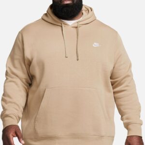 NIKE M NSW CLUB HOODIE PO BB RED LIGHT