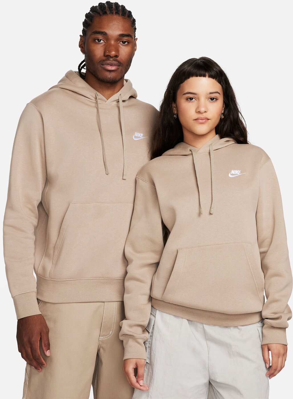 NIKE M NSW CLUB HOODIE PO BB RED LIGHT – Bild 4