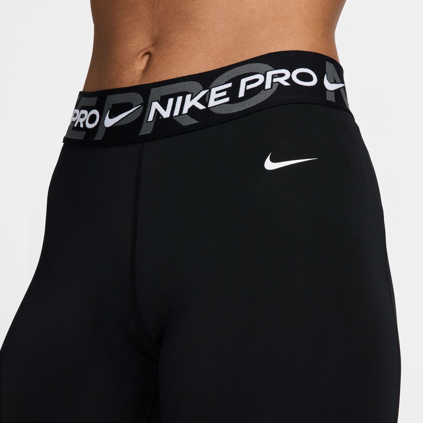 NIKE W NP DF MR 7/8 TIGHT TT BLACK/WHITE/WHITE – Bild 4