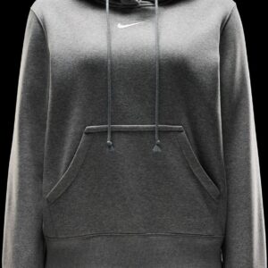 NIKE W NSW PHNX FLC STD PO HOODIE DK GREY HEATHER/MATTE SILVER/W